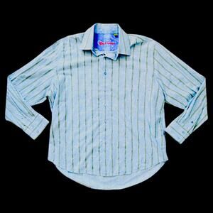 Robert Graham Blue Shirt | Size 3XL